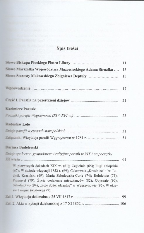 Dzieje parafii pod wezwaniem Ducha Świętego w Węgrzynowie2