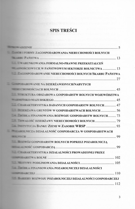 Wybrane aspekty rozwoju gospodarstw dzierawicych nieruchomoci rolne skarbu pastwa 1